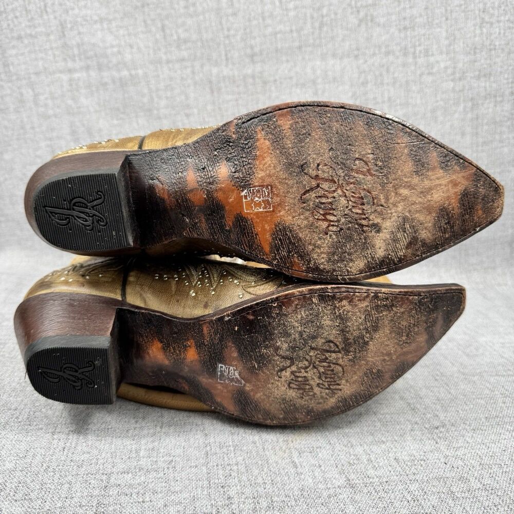 Johnny Ringo Cowboy Boots Womens 10.5 B Sagrada Western Leather - Picture 7 of 12